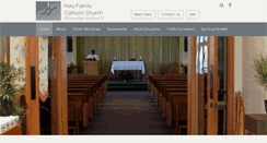 Desktop Screenshot of holyfamily-vanalstyne.org