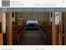 Tablet Screenshot of holyfamily-vanalstyne.org